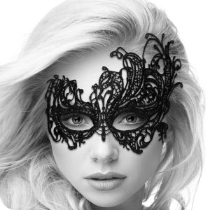 Black & White Royal Lace Eye Mask