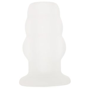 SONO No.50 Medium Hollow Tunnel Butt Plug in Clear